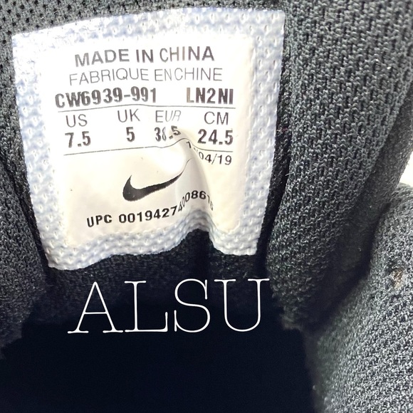 Nike Custom Air Max 90 Suede PRM Black White W - Picture 8 of 8